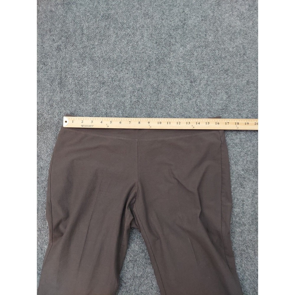 Eileen Fisher Pants Womens Medium Gray Pull On Ankle Casual Dress Stretch - Picture 9 of 11